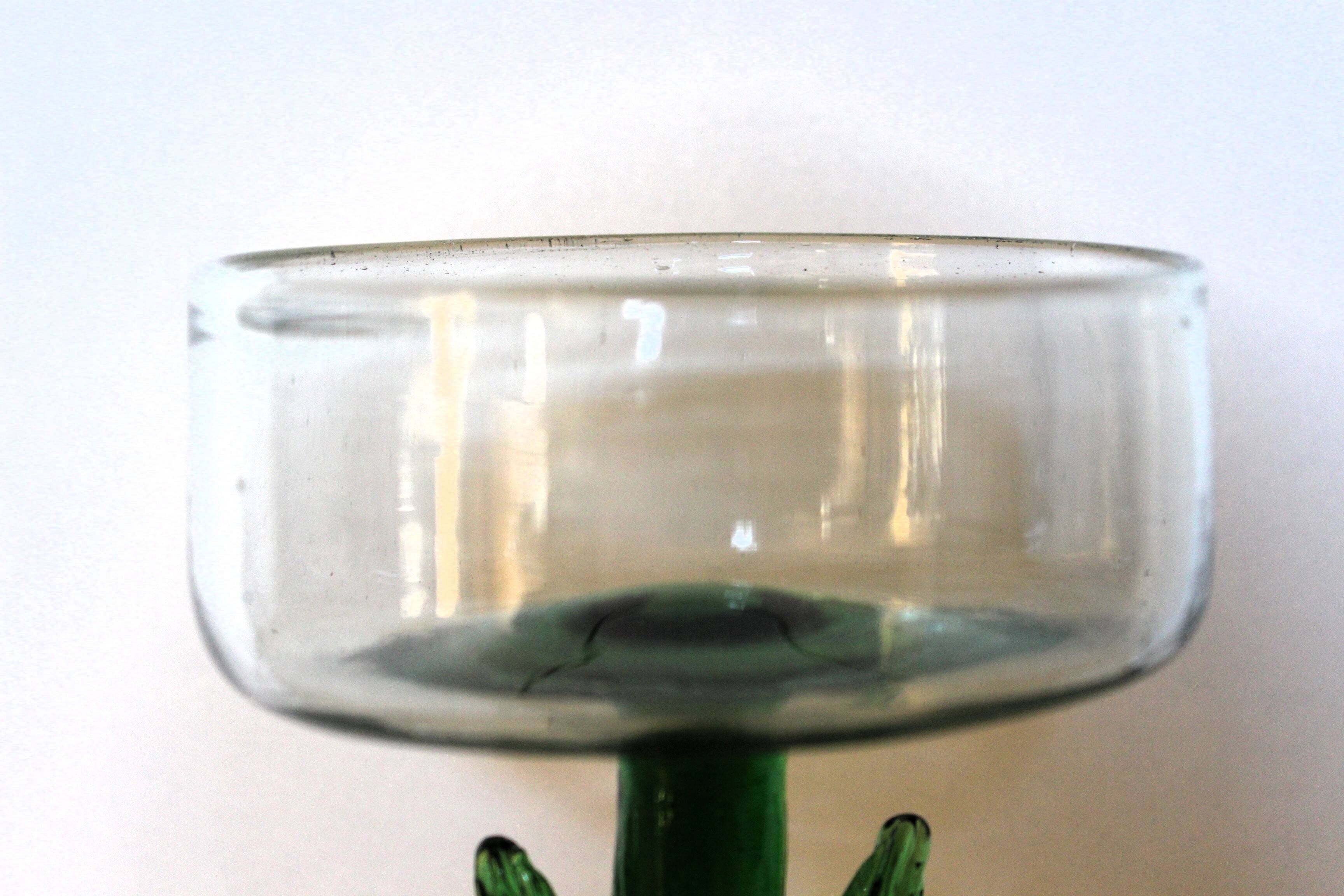 Crystal cactus decorative bowl
