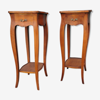 Pair of bedside tables tablet Claude Monin