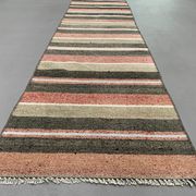 Old Turkish narrow Kilim Runner 218x47 cm shabby chic, vintage kelim