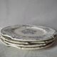 4 plates at the end of 1800 by Gien