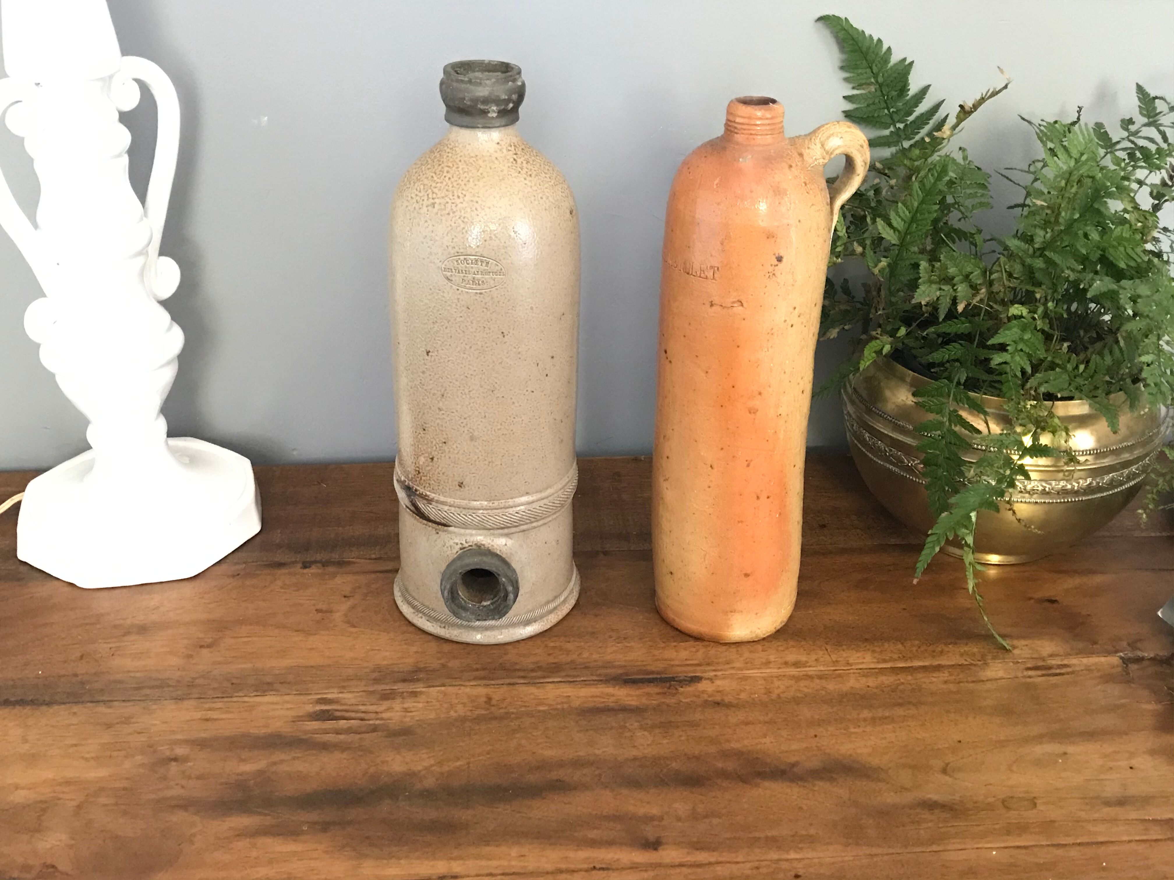 Old sandstone bottle