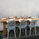 Massive old oak farm table