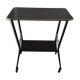 Desserte, old TV furniture, black and gold