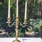 Bronze candlestick 3 branches 4 fires