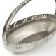 Viennese Secession nut basket, silver-plated brass, Austria, early 20th century