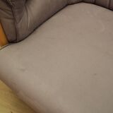 Lilac velour sofa, Danish design, 1970s, production: Denmark