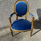 Fauteuil médaillon styl louis XVI