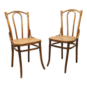 Paire de chaises bistrot - 1900
