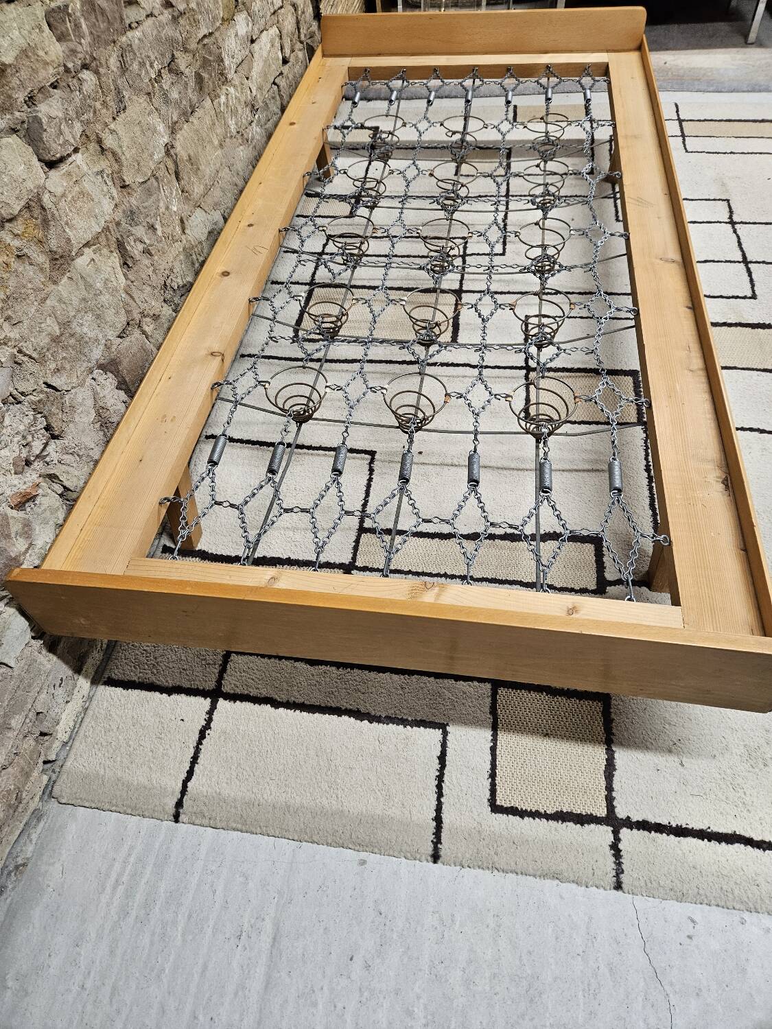 Vintage chaise longue daybed 1960"