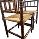 Vintage spool corner chair / knitting chair