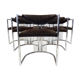 Set de 6 chaises italiennes attribuées à Milo Baughman