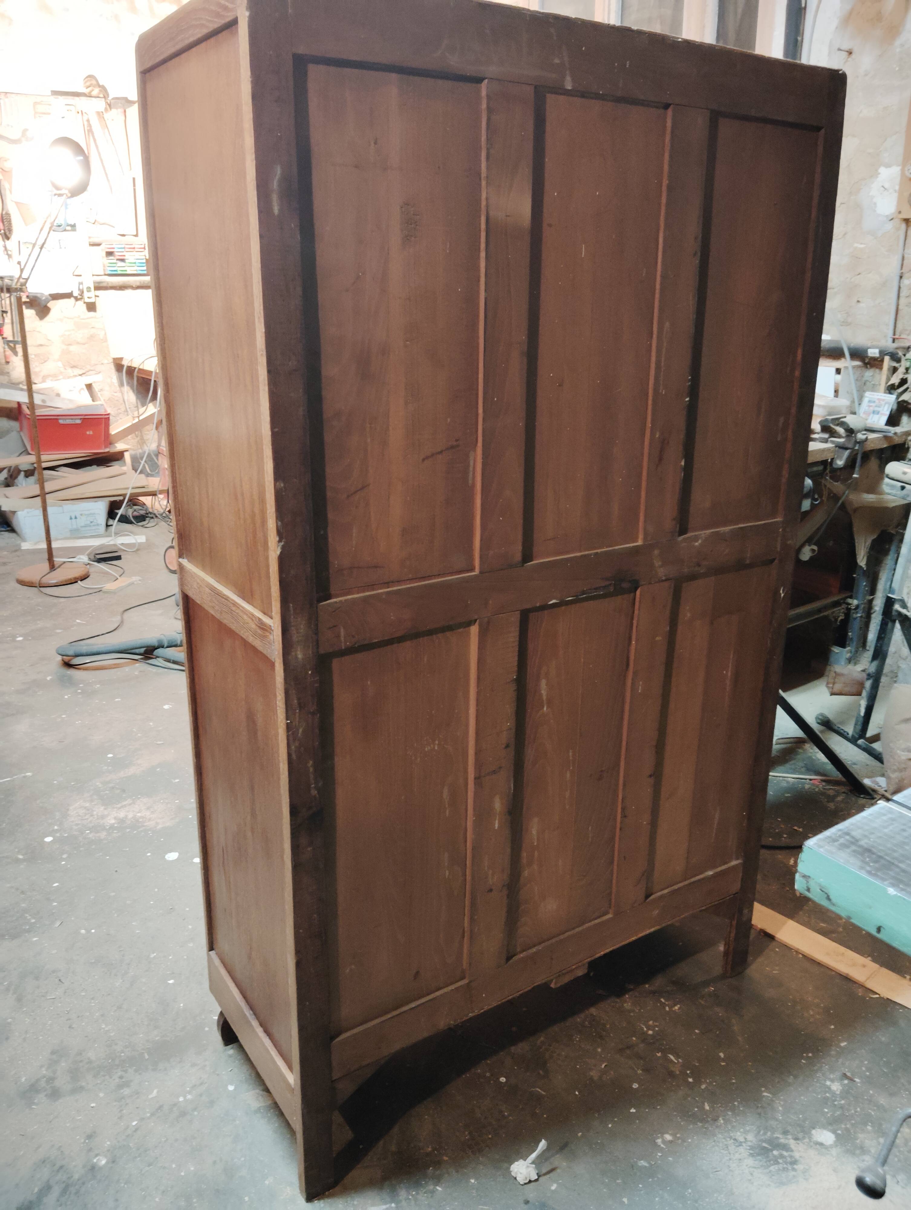Restored "Art Deco" wardrobe, display cabinet, bookshelf.