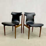 Set of 2 dining chairs by Inger Klingenberg for Fristho Franeker
