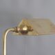 Lampe de banquier en laiton, conçue par Florian Schulz, années 1970 - Allemagne