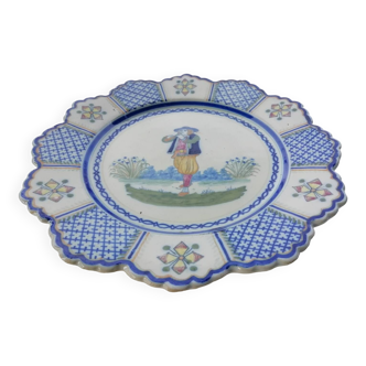 Henriot Quimper plate