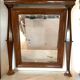 Commode coifeuse Louis Philippe en acajou et placage XIX siècle