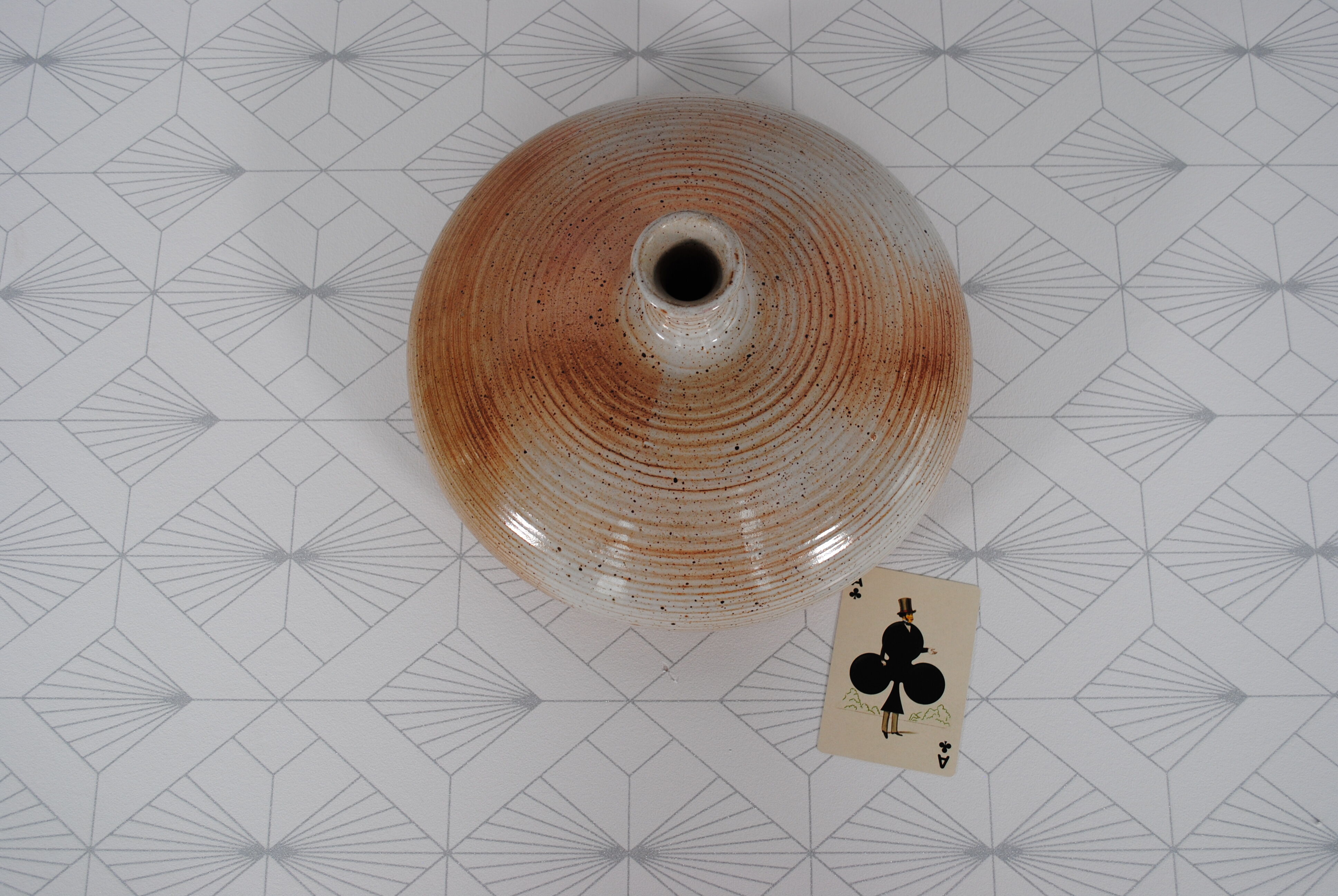 Ball vase Grès du Marais 1970