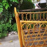 Rattan crib of the 50s