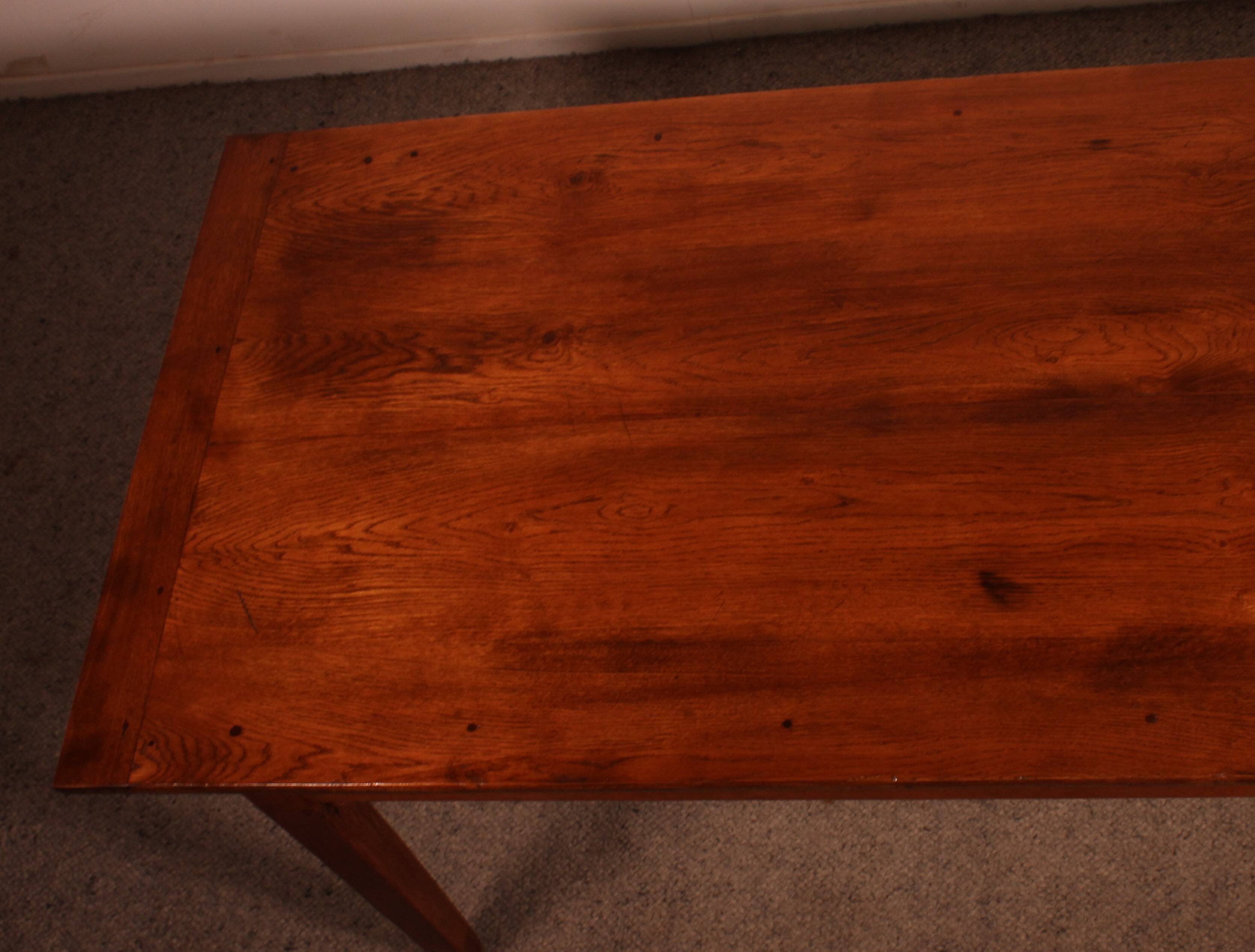 19th Century Oak Farmhouse Table