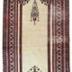 Tapis de Prière Vintage Lahore Pakistanais, Années 1960, Élégance et Tradit