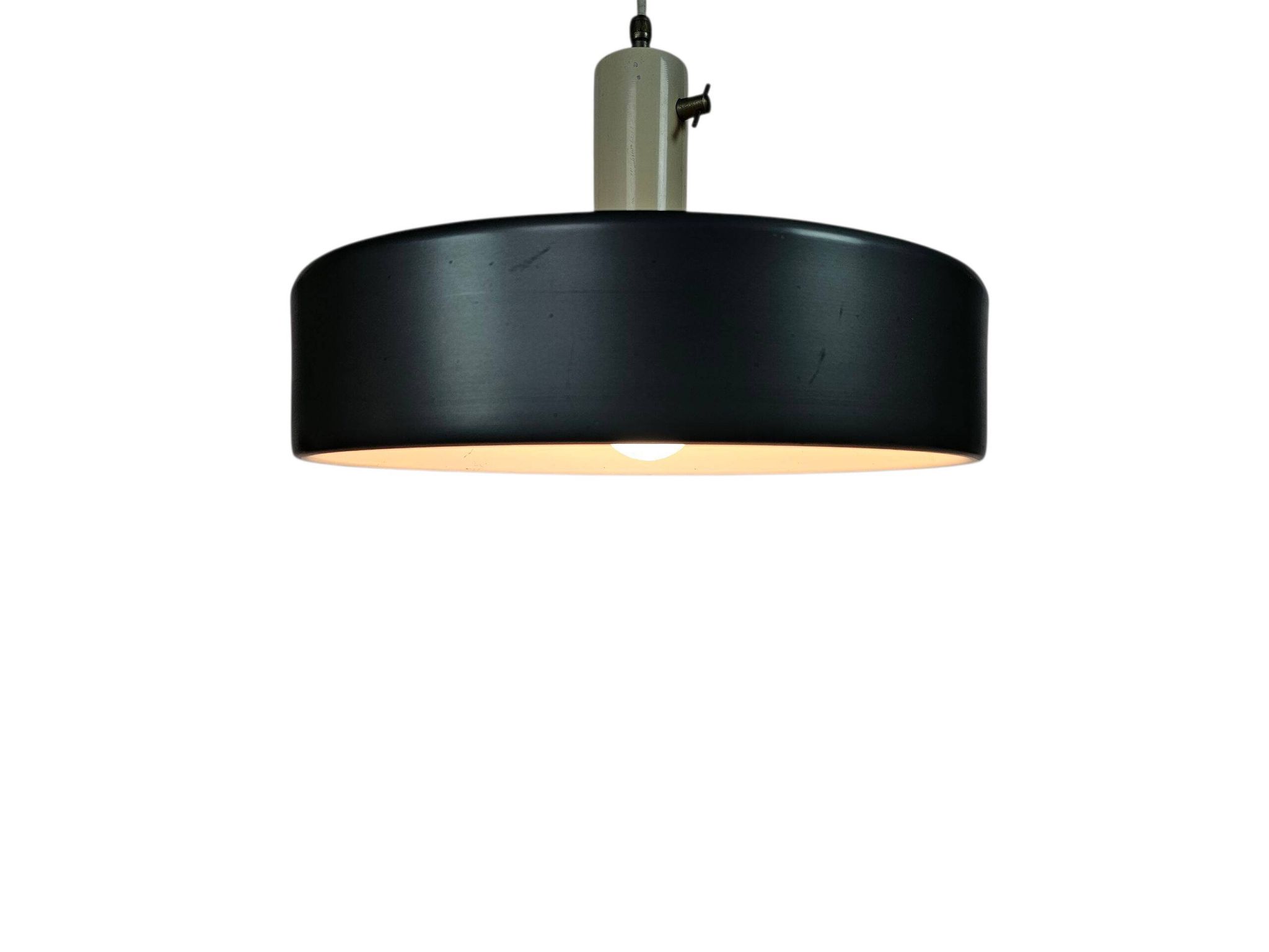 Anvia Almelo - J. Hoogervorst - "modèle 4017" - Lampe suspendue Ufo - anthracite