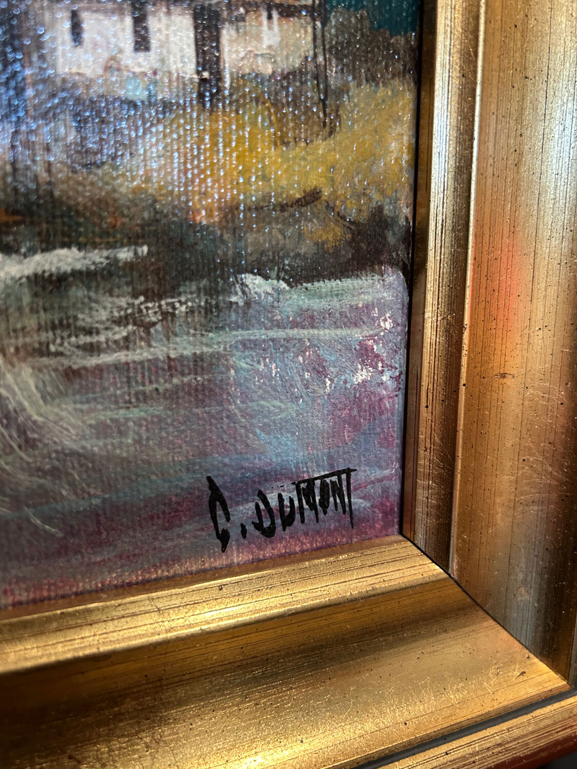 Oil painting - c. dumont
