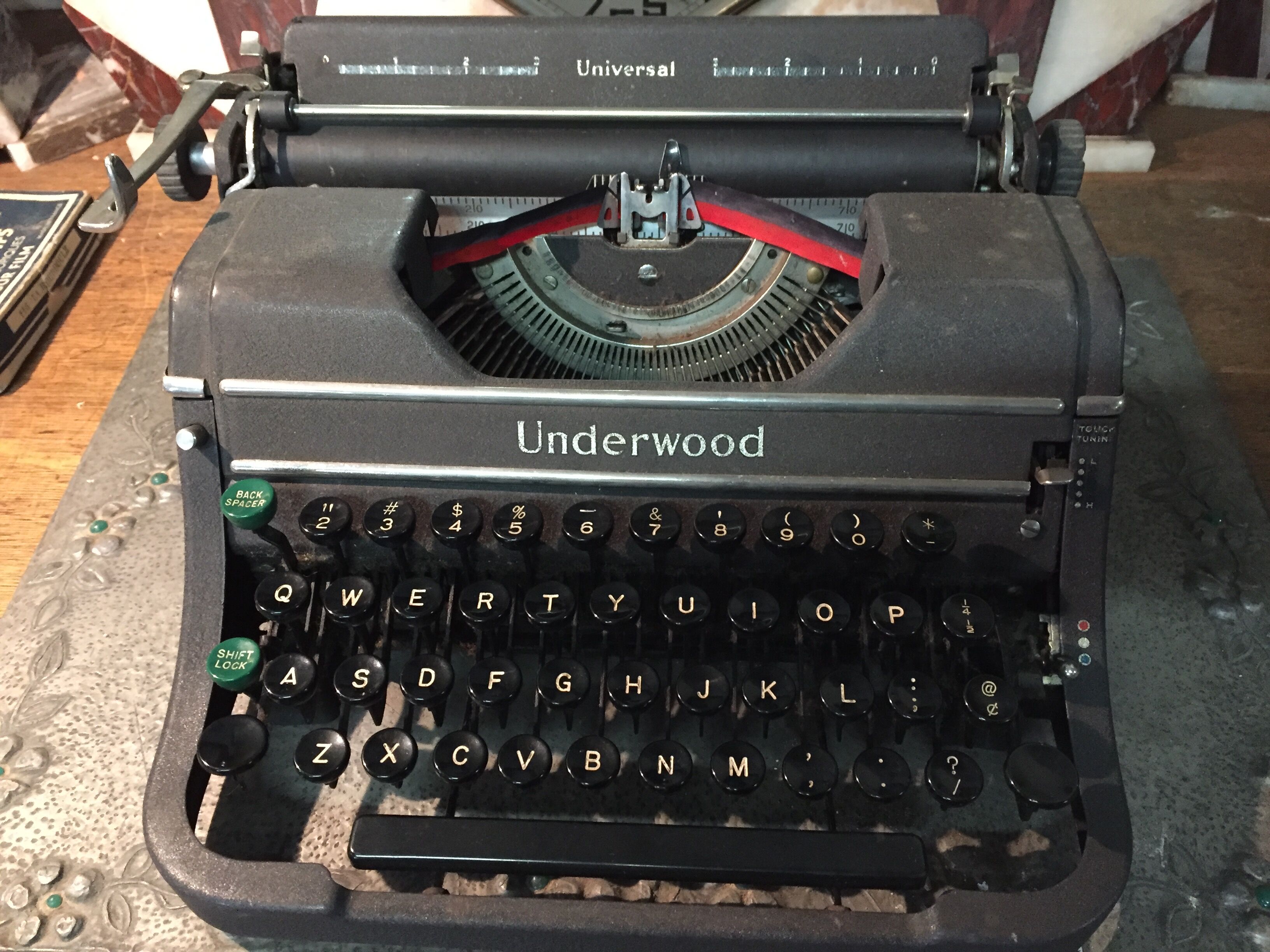 Underwood typewriter