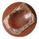 Empty mineral sculpture pocket cut stone handmade object