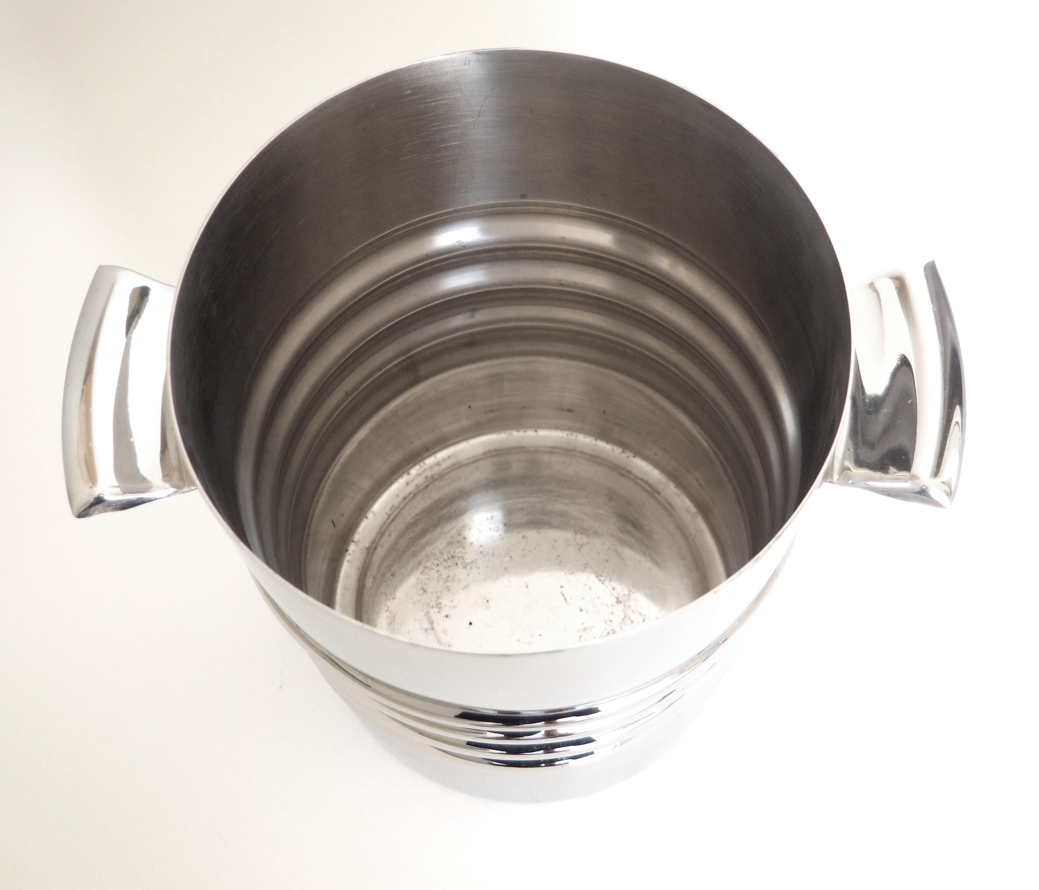 Chrome ice bucket