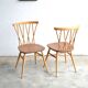 Set of four "candlestick" chairs by Lucian Ercolani