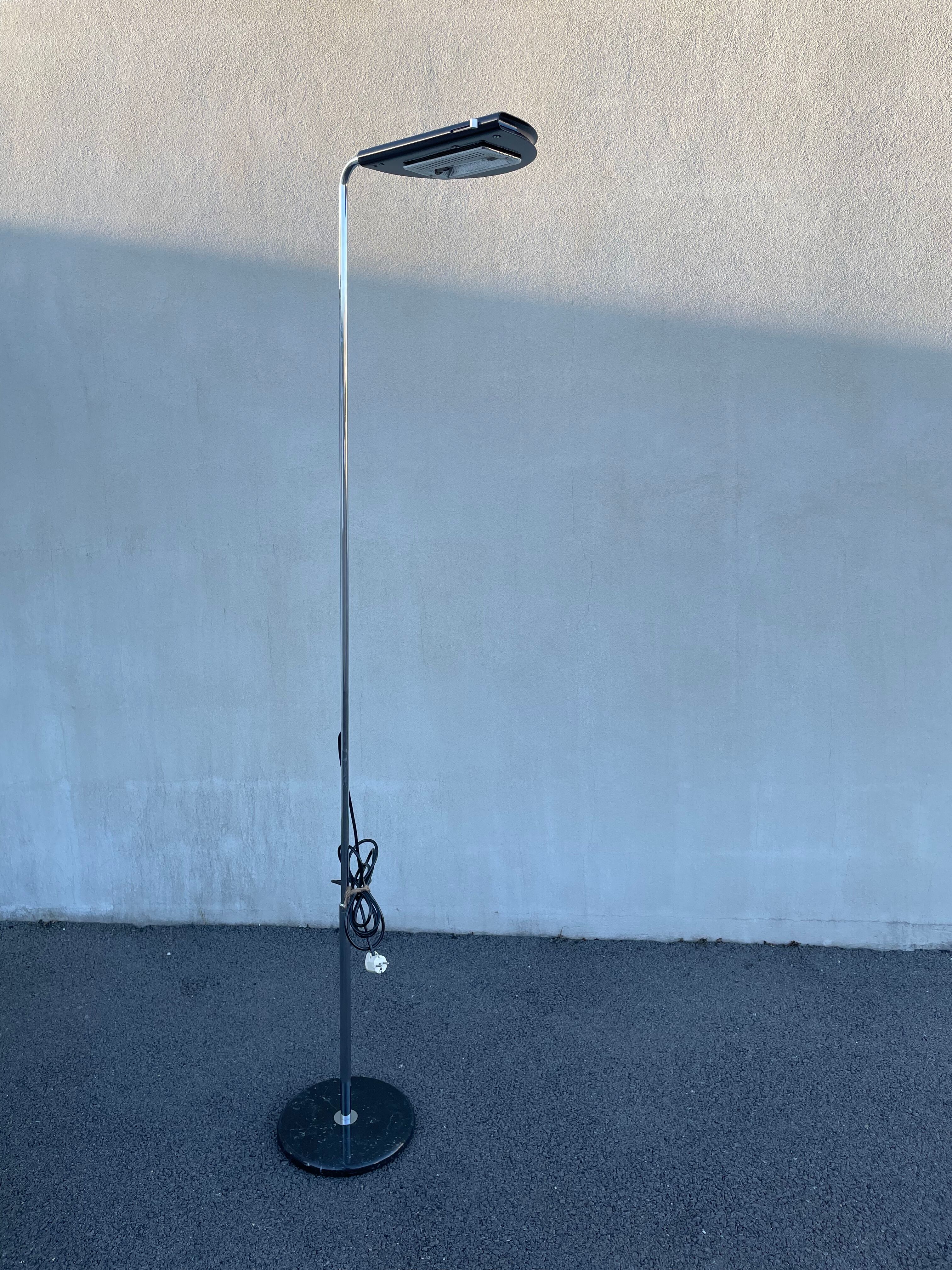 Mezzaluna floor lamp by Bruno Gecchelin for Skipper and Pollux 1974