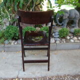 Chaise pliante ancienne
