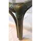 Green rattan coffee table