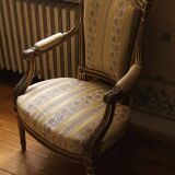Fauteuil Bois doré