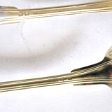 SFAM set of 5 CHINON silver-plated table spoons, antique style, 21cm