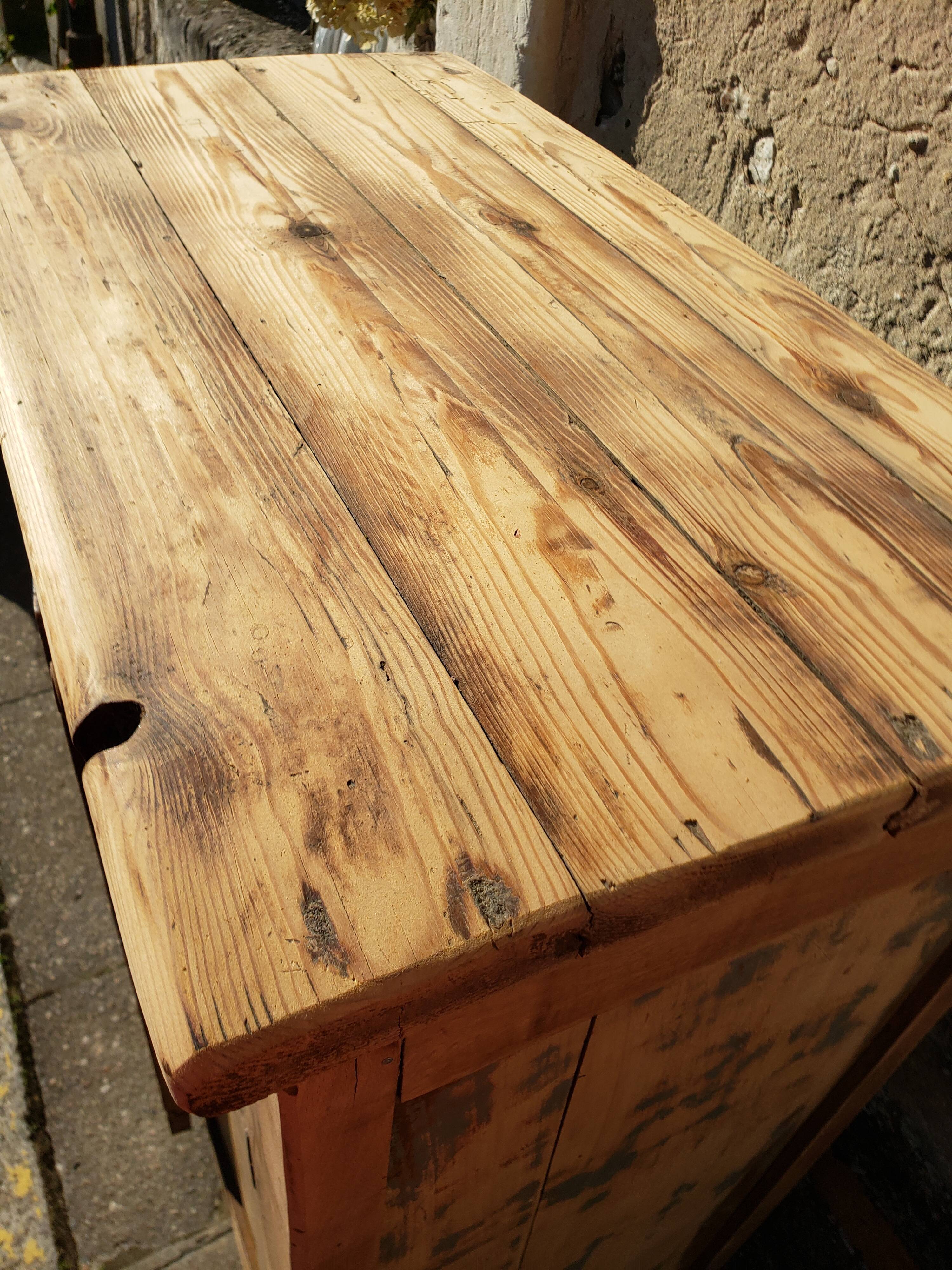 Parisian buffet patina old "Aveyron"