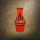 Scheurich Fat Lava vase in red and brown – Model 209-18 – 1970s