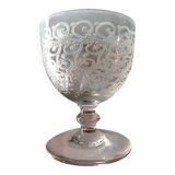 Verres Baccarat gravés à l'acide