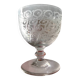 Acid-etched Baccarat glasses