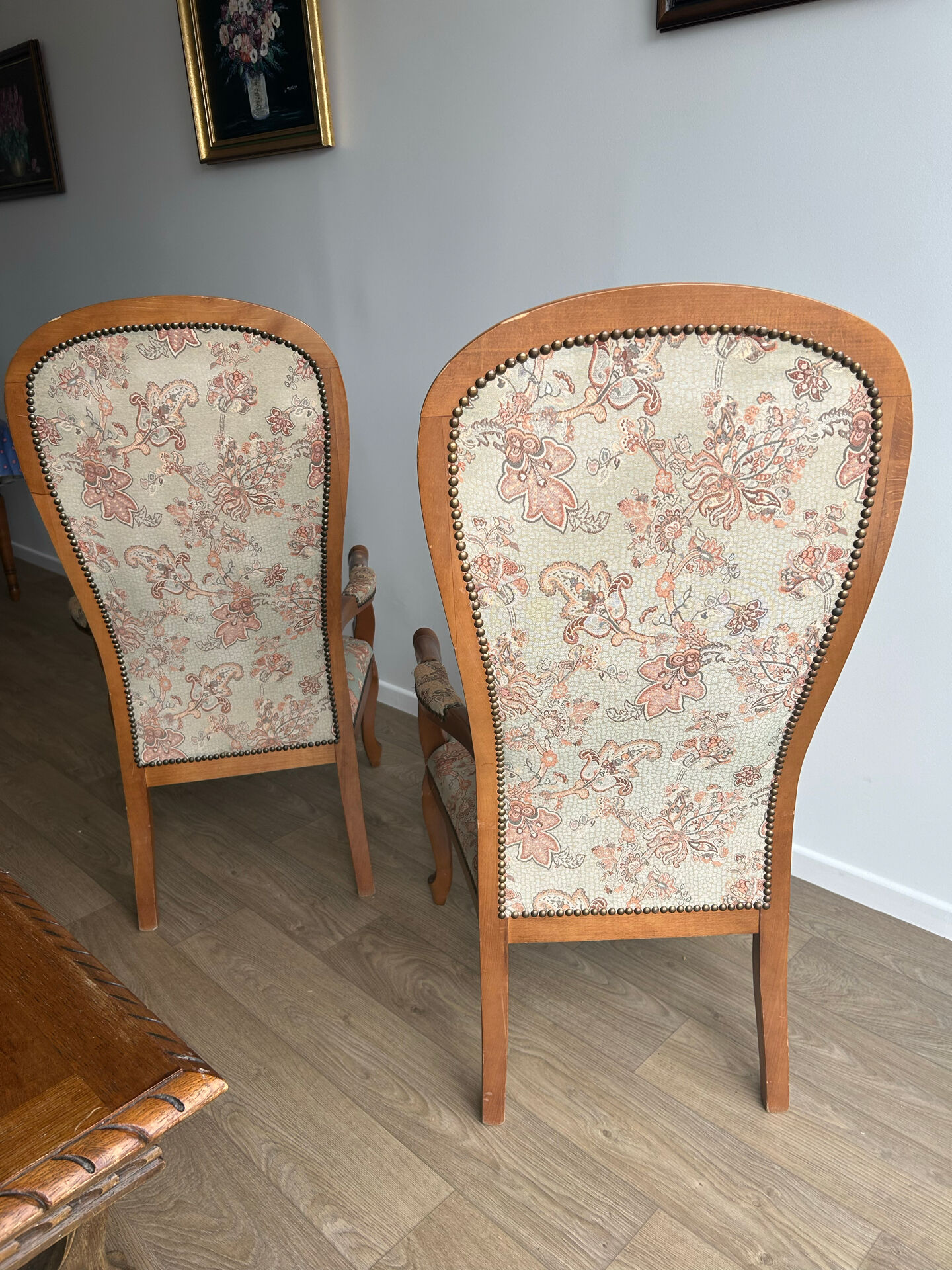 Paire de fauteuils Voltaire style Louis-Philippe