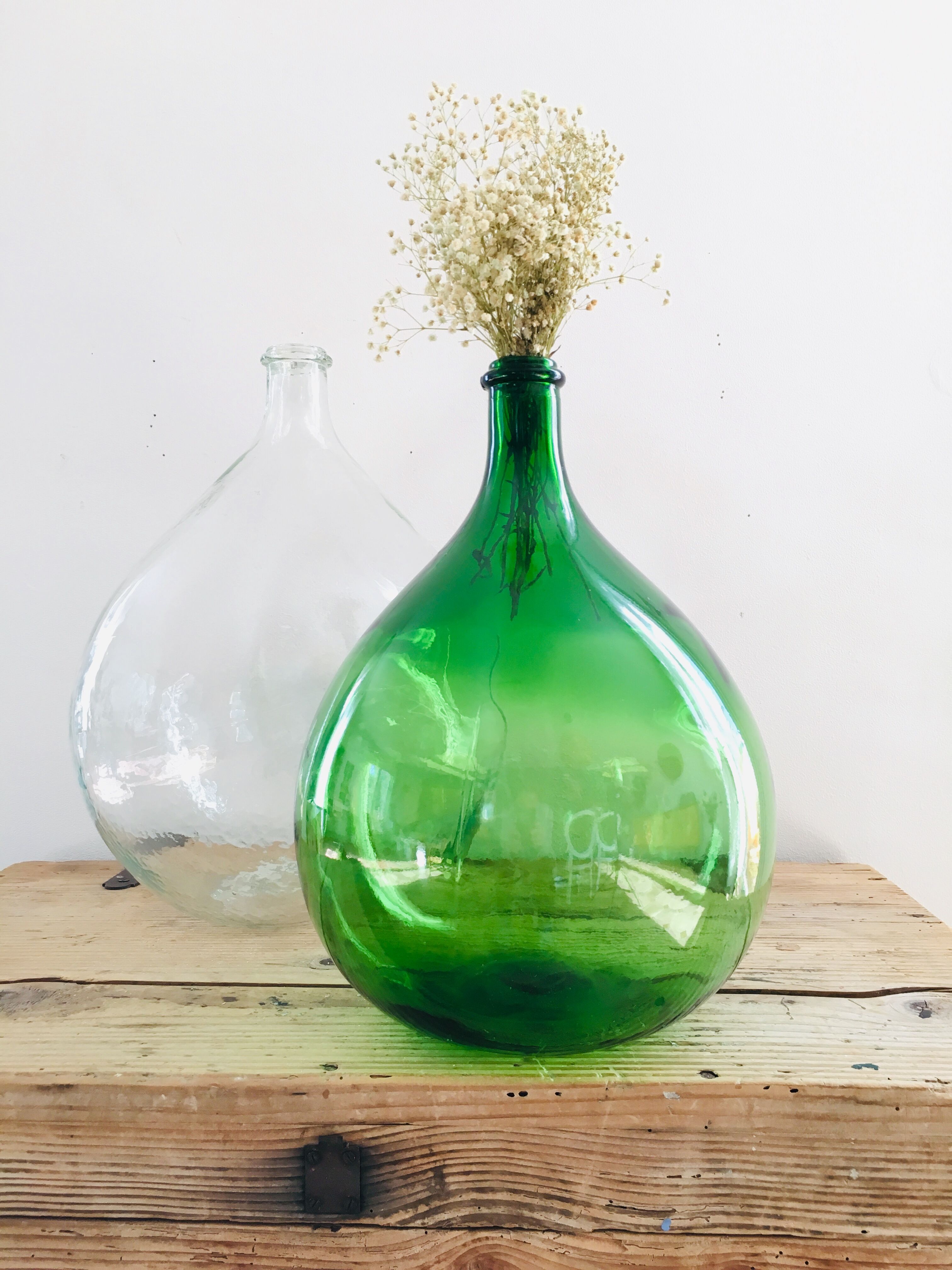 Demijohn green 10 liters