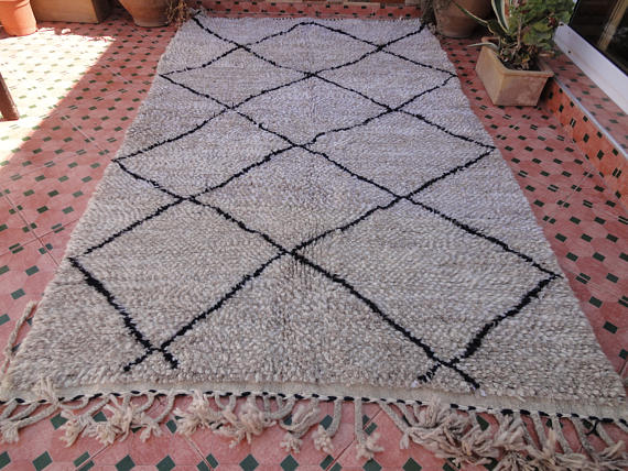 Carpet beni ourain 250 x 151 cm