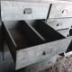 Furniture of trade old metal and wood industrial style