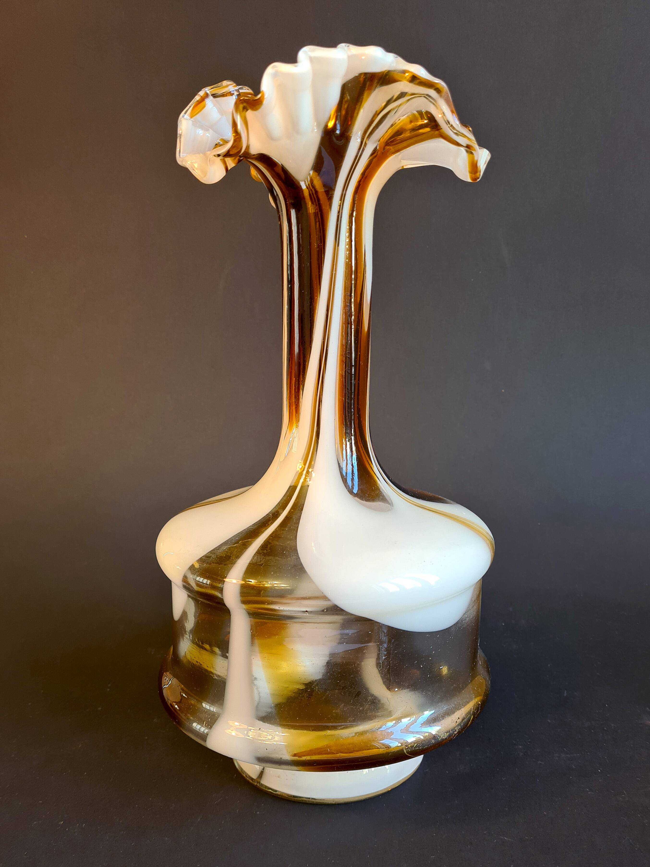Vintage Two-Tone Murano Vase