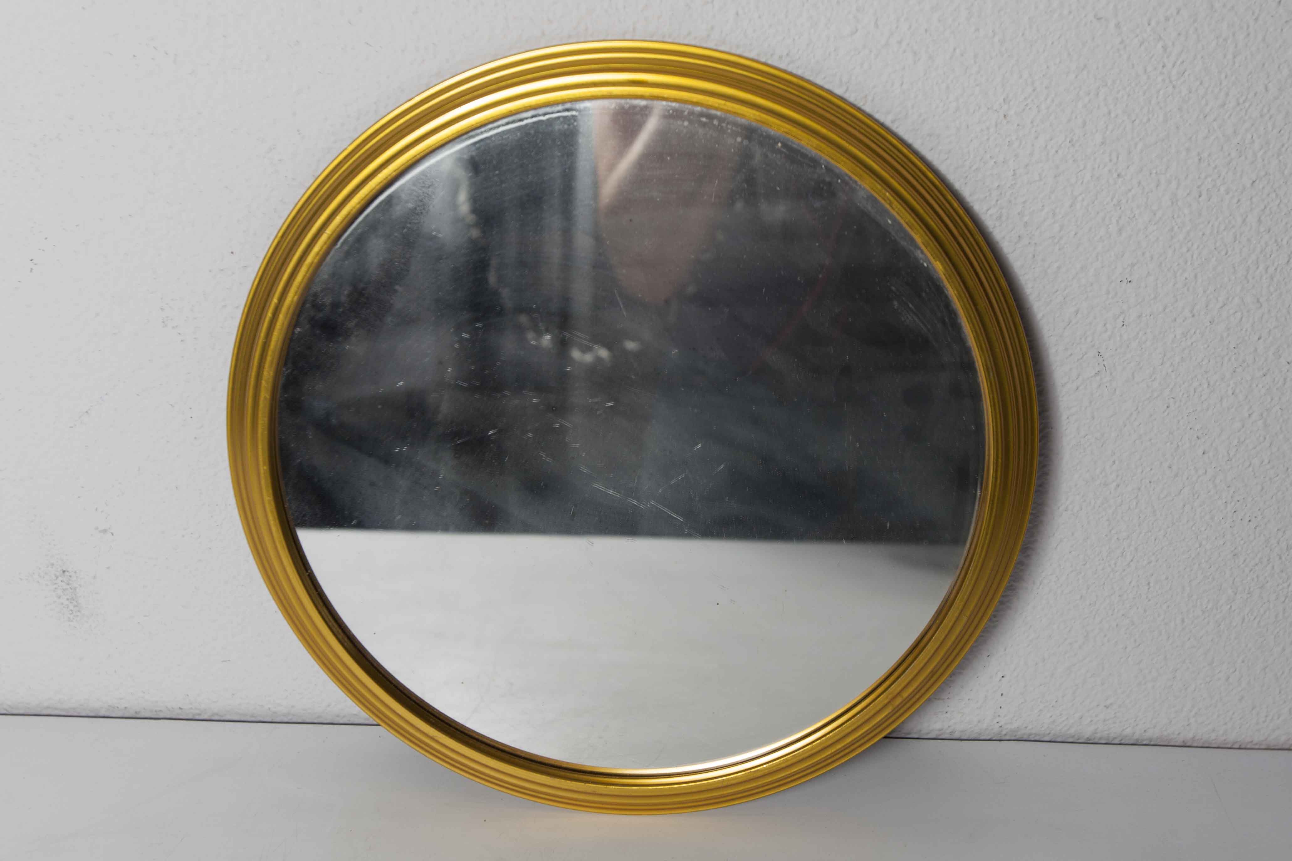 Golden mirror top 1960 d32cm