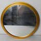 Plateau miroir doré 1960 d32cm