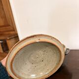 Vintage Brown Stoneware Cassolette Pot by Lucien Talbot de la Borne