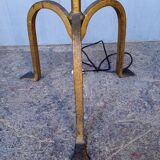 Brutalist beaten iron floor lamp ep 1940/50