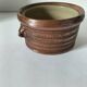 Stoneware pot Corneau Myennes decorated with hares