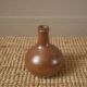 Vintage sandstone ceramic soliflore vase handcrafted bohemian Scandinavian country decoration